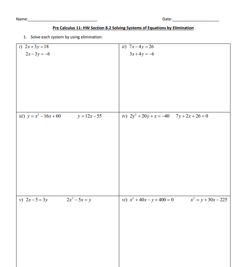 Worksheet Preview 1